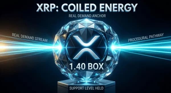 XRP, 투기 거품 빠지고 실수요 안착... 1.4달러 박스권은 '폭풍전야'