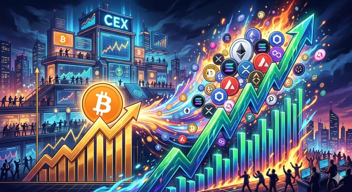 비트 갔으니 이젠 ‘알트’ 차례?… “CEX 알트코인 거래량 2배 급증”