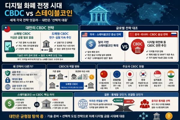 “미국은 스테이블코인, 중국은 CBDC”…세계 디지털 화폐 패권 전쟁 본격화