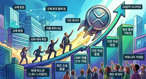 "비교 불가한 알트코인"…XRP 20달러 고지 점령설에 기관 자금 '들썩'