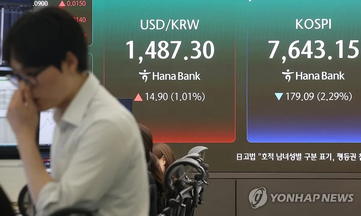 코스피, 매도세·매수세 충돌로 7,643선 후퇴… 반도체주 물량 공방 치열 - TokenPost