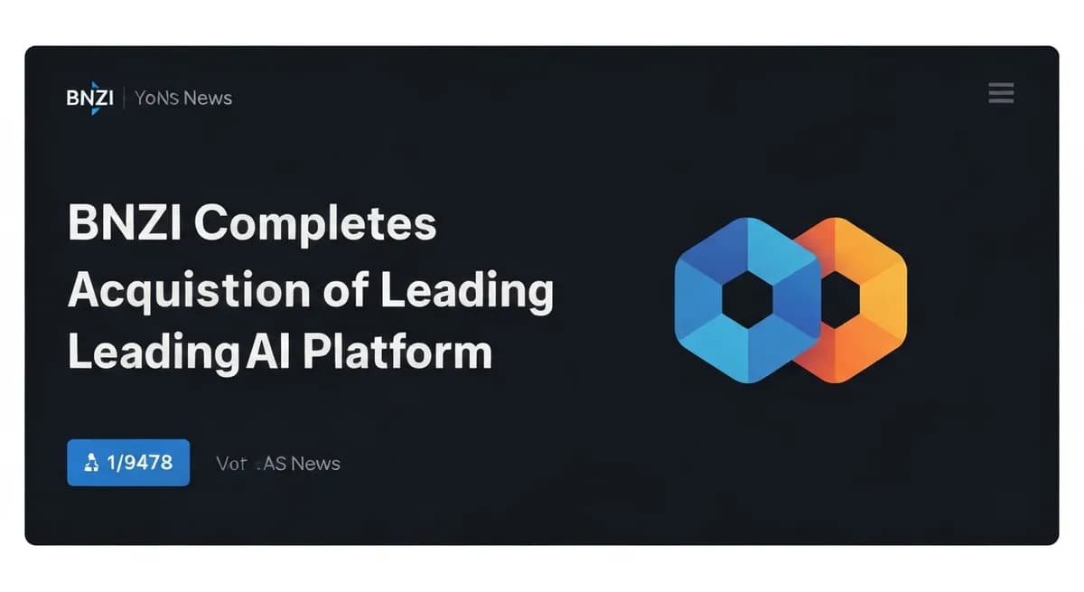 반자이, 1분기 실적 발표 앞두고 1대20 역주식분할…AI 자산 인수도 추진 - TokenPost
