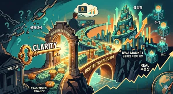 제도권 금융의 판도가 바뀐다: 클래리티 법안 통과 시 RWA 1000조 시장 열리나