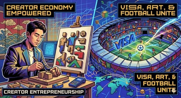 비자(Visa), 2026 FIFA 월드컵 앞두고 글로벌 아트 컬렉션 공개... 한국 대표로 '샘바이펜' 낙점