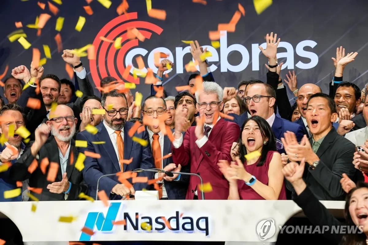 세레브라스, 나스닥 상장 첫날 주가 68% 폭등···AI 칩 시장 판도 변화 신호? - TokenPost