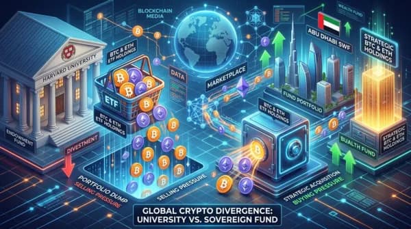 미국 대학 기금의 이탈과 중동 자본의 진입… 비트코인 ETF 시장의 세대교체
