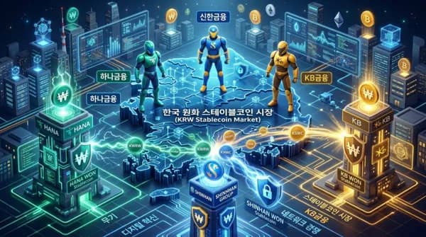 원화 스테이블코인 대전 발발… 하나·신한·KB ‘3인 3색’ 영토 확장 본격화