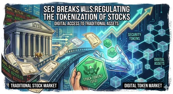 벽 허무는 미 SEC…‘주식 토큰’ 시대 전격 개막, 금융시장 대격변 예고