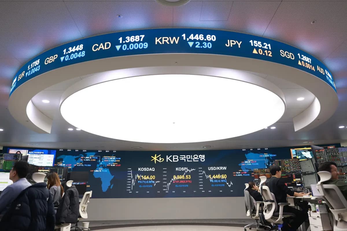코스피 1%대 급락·SEC 토큰화 주식 면제 임박·금 4,585달러 사상 최고…리스크 회피 확산