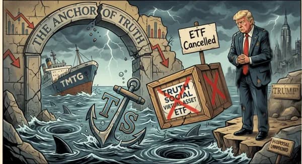 트럼프 브랜드도 통하지 않았다… ‘트루스소셜 가상자산 ETF’ 전격 무산