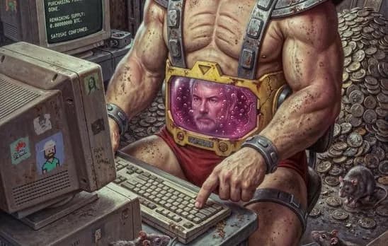 사이보그가 된 세일러…비플이 그린 ‘BTC 집착의 끝’
