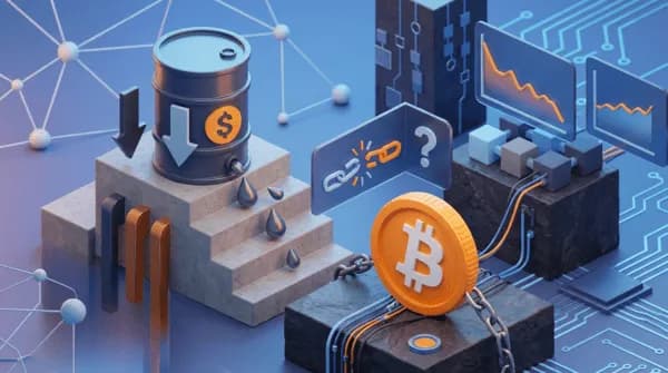 유가 급락 호재도 소용없는 BTC