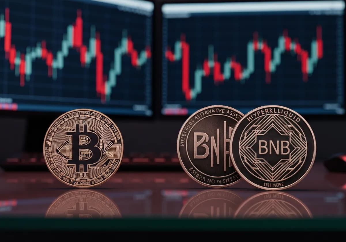 비트코인 조정 국면…BNB·하이퍼리퀴드, 알트코인 매집처로 주목 - TokenPost