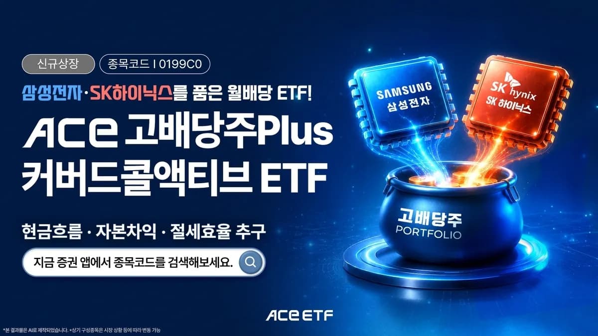 한국투자신탁운용, 삼성전자·SK하이닉스 담은 고배당 커버드콜 ETF 출시 - TokenPost
