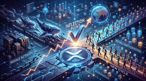 XRP 시장 고래 지배력 약화… 바이낸스 스프레드 88.3%로 2년래 최저치 기록