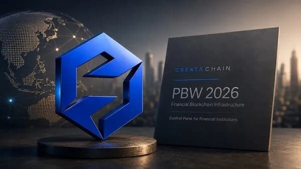 CreataChain, PBW 2026์ ๊ธ์ต ๋ธ๋ก์ฒด์ธ ์ธํ๋ผ ์ ์