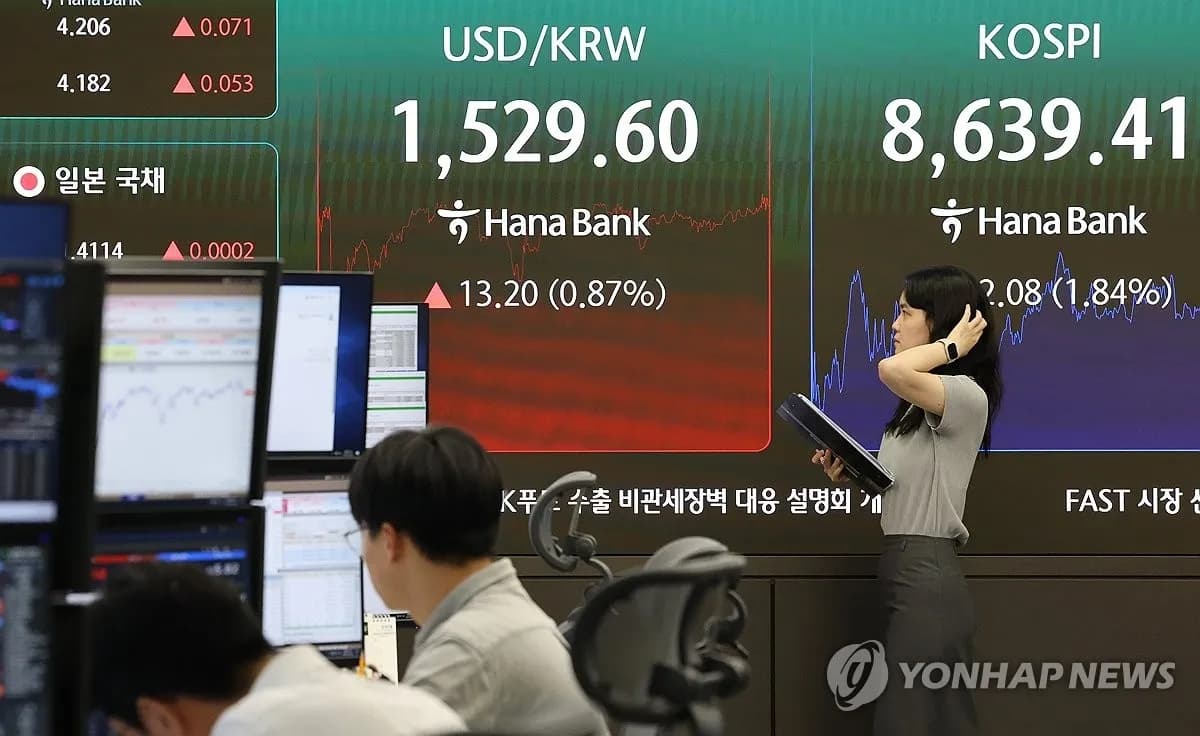 원/달러 환율 1,540원 돌파...중동 긴장과 외국인 매도 영향 - TokenPost
