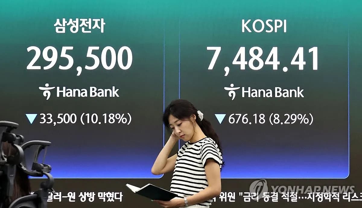 코스피·코스닥, 서킷 브레이커 속 9% 폭락... 투자심리 냉각 - TokenPost
