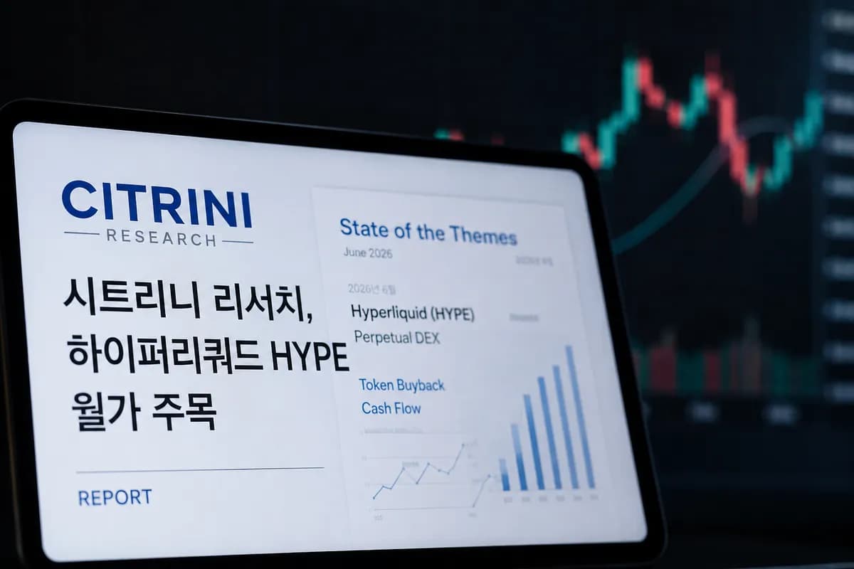 시트리니 “하이퍼리퀴드, 월가 주목받는 현금흐름형 토큰”