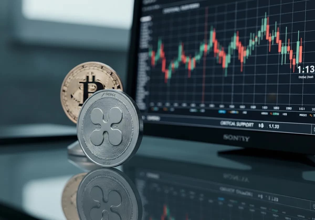 XRP, 1.13๋ฌ๋ฌ ์ง์ง์ ๋ฐฉ์ดโฆ์ฃผ๊ฐ ์ฐจํธ๊ฐ ๊ฐ๋ฆผ๊ธธ - TokenPost