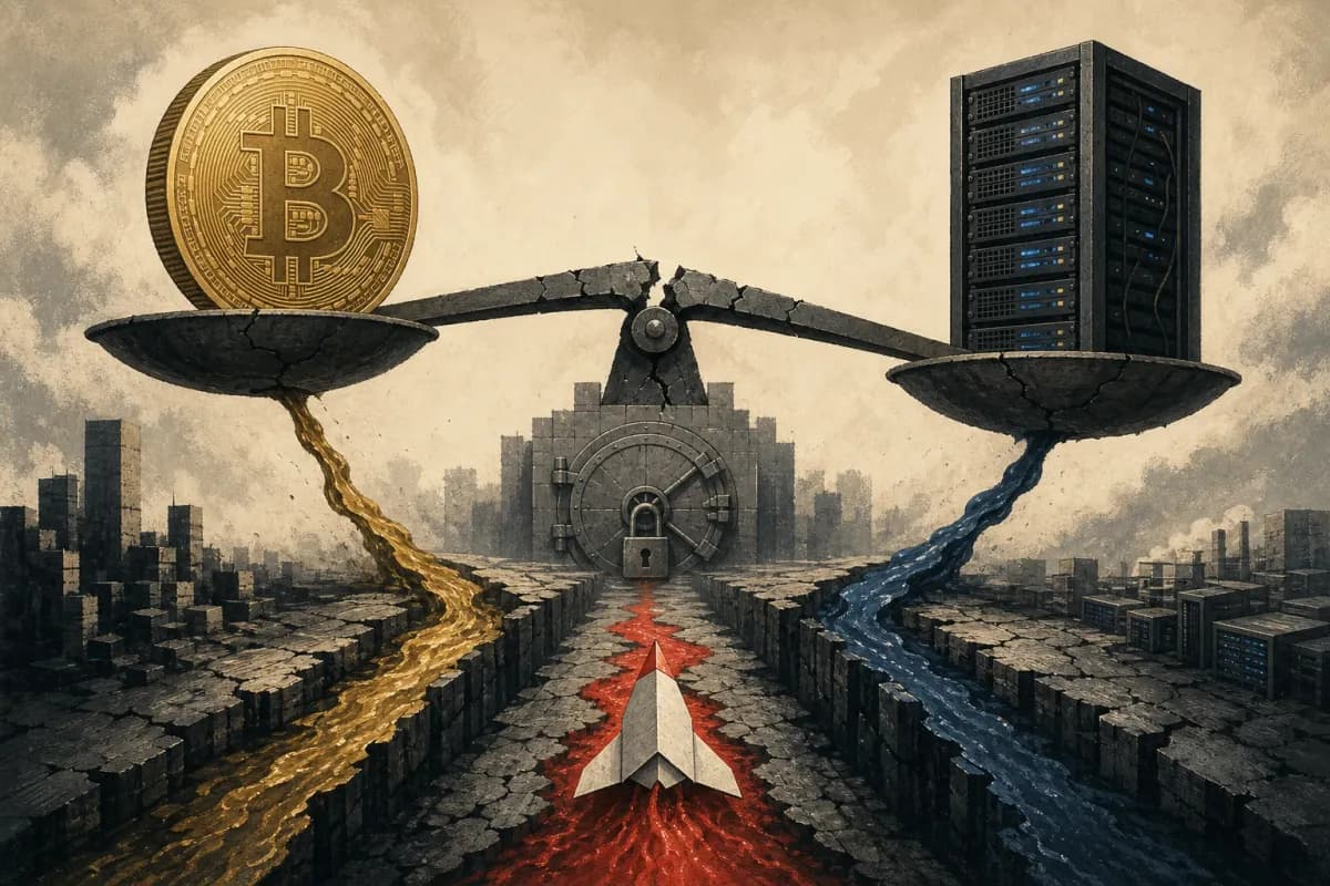 비트코인·AI 인프라로 갈린 자금…시장 방향성 흔들리나 - TokenPost