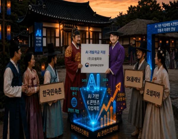 오썸피아, 한국콘텐츠진흥원 '2026 인공지능 콘텐츠 제작지원' 수행사로 선정!