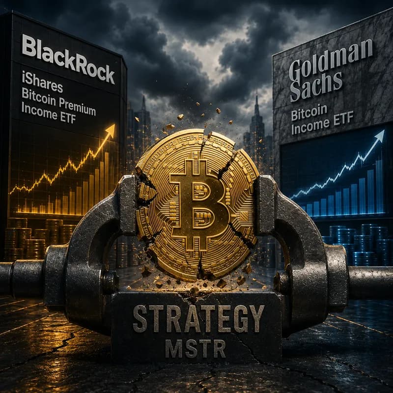 월가 거물들, 인컴 ETF 공세...스트래티지(MSTR) 비트코인(BTC) 전략 위협